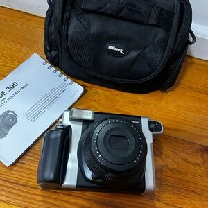 Black and Silver Instant Camera